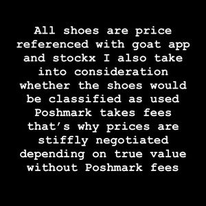 Shoe price negotiation notice